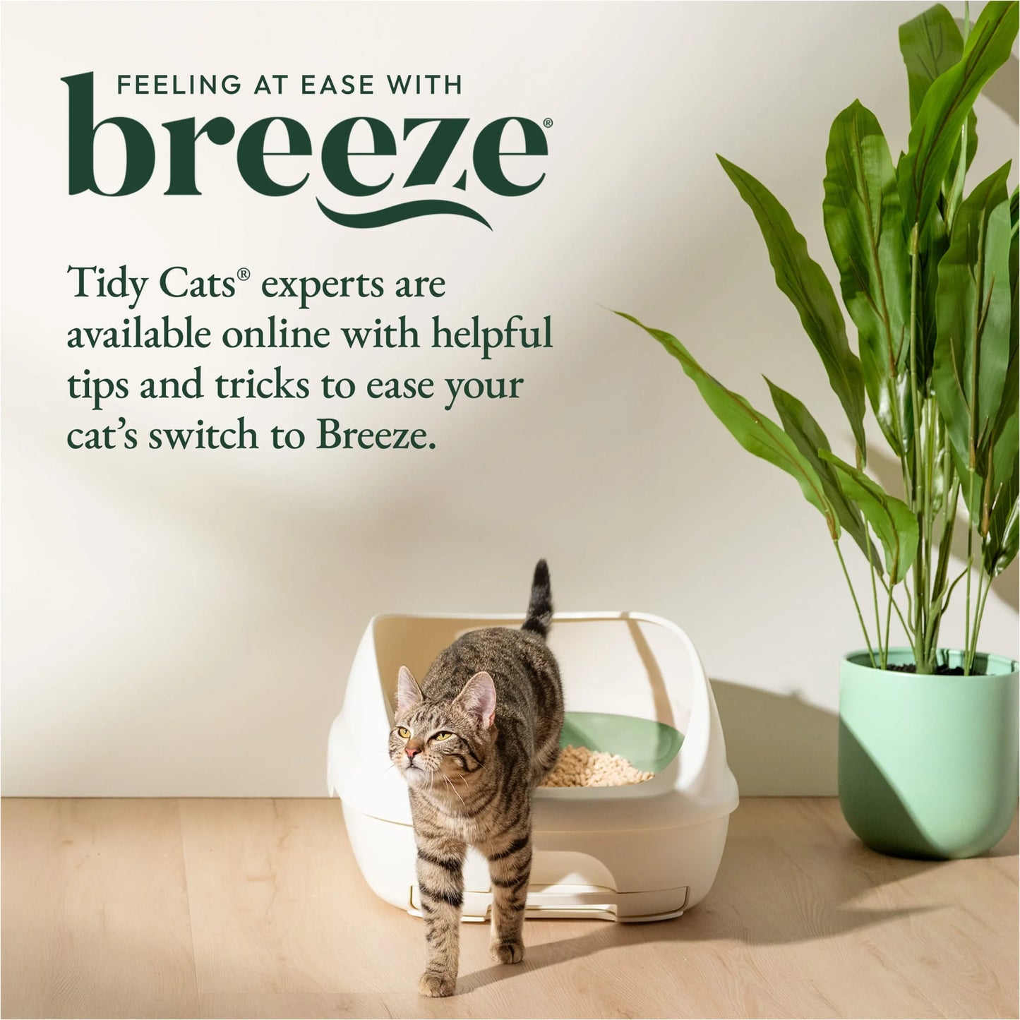 Purina Breeze Cat Litter Box System Kit with Pellet Cat Litter, Litter Box, and Litter Box Pads