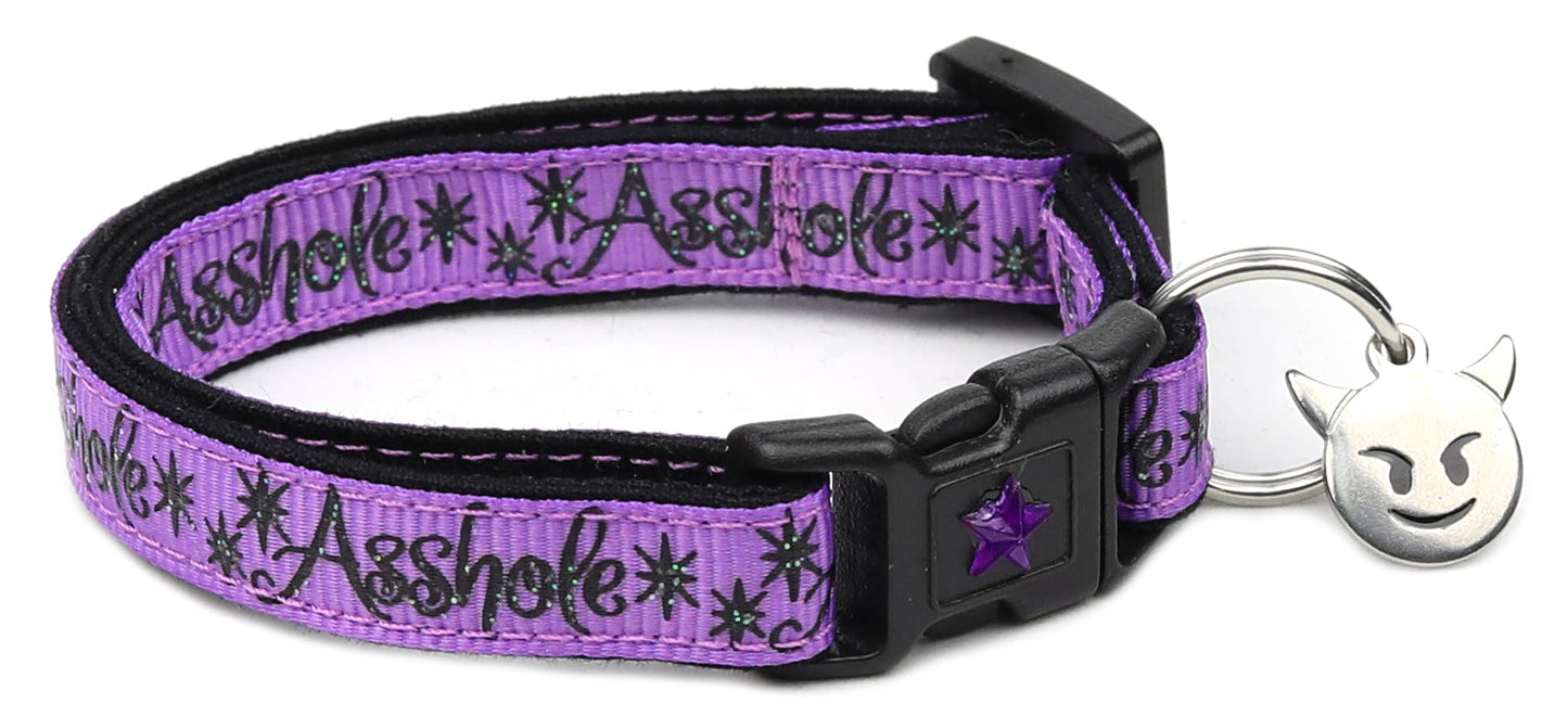 Asshole Breakaway Cat Collar