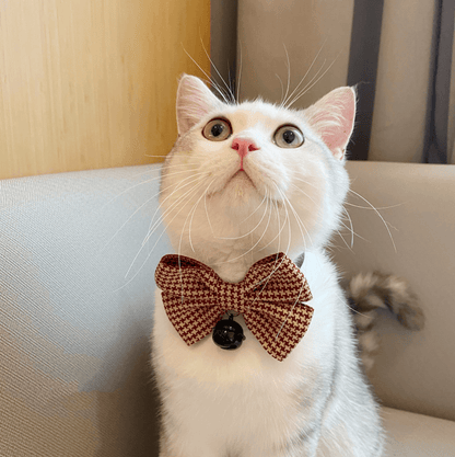 Pet Collar Puppet Cat Bow Decoration - The Purrfect Pawsome Bow Tie!