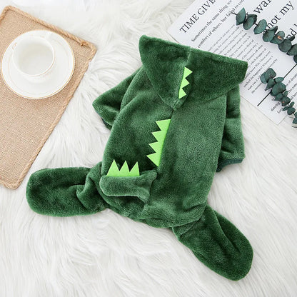 Pet Dog Clothes Warm Soft Fleece Dogs Jumpsuits Pet Clothing for Small Dogs Puppy Cats Hoodies Chihuahua Yorkshire Costume Coats