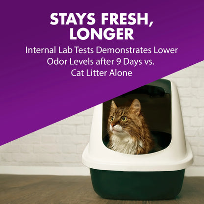 (4 Pack)  Double Duty Cat Litter Deodorizer and Pet Odor Eliminator, 33 Oz Box